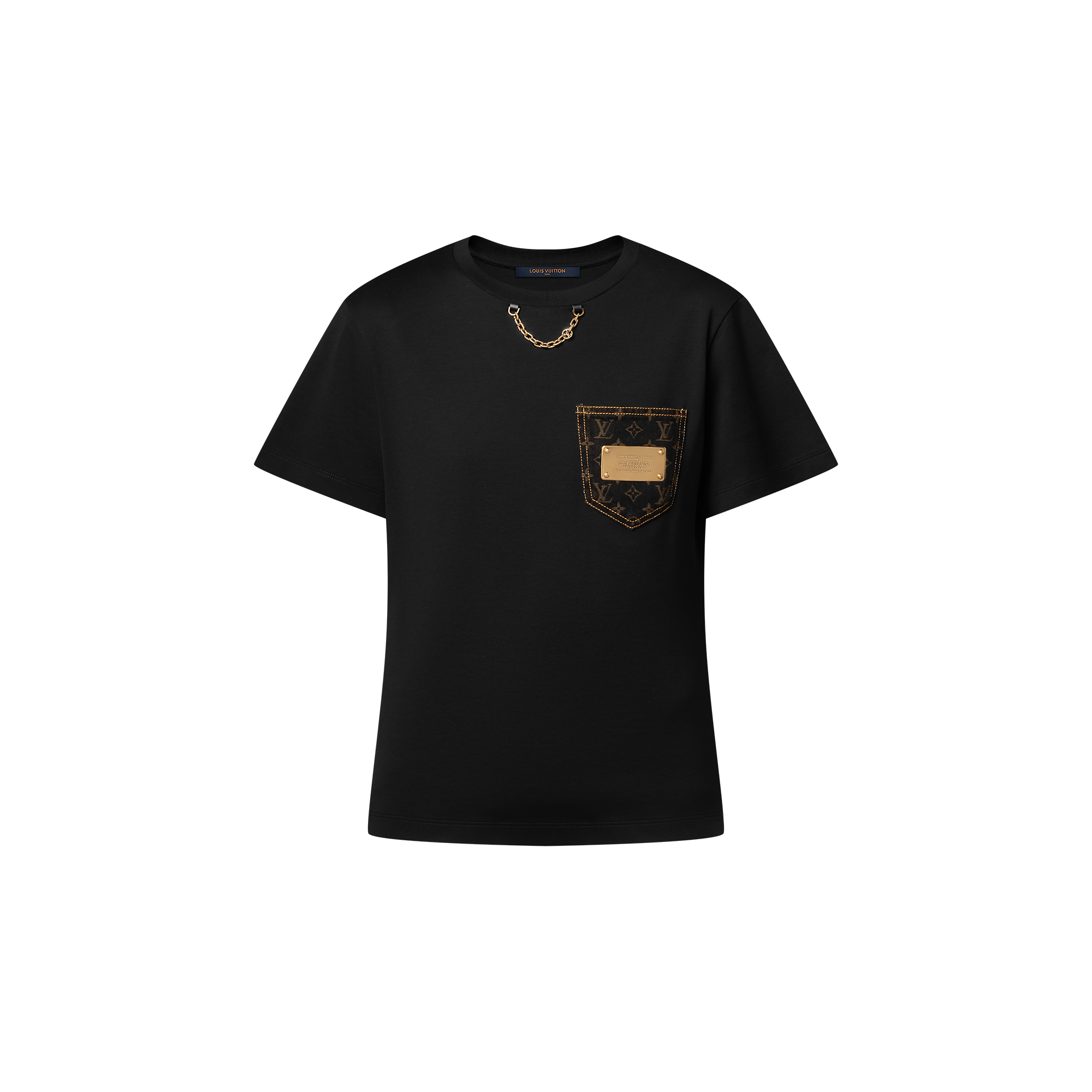 Shop LOUIS VUITTON Monogram Pocket T-Shirt at Beverly Center in